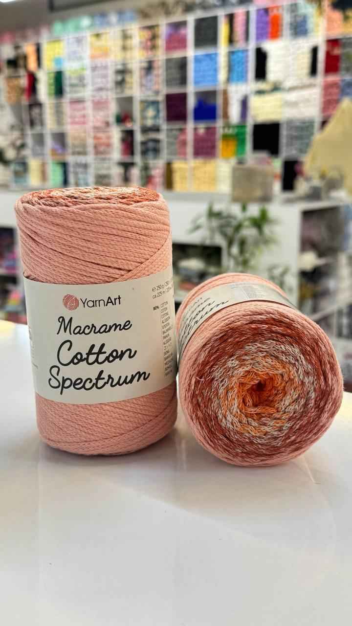 يارن ارت مكرمية قطن