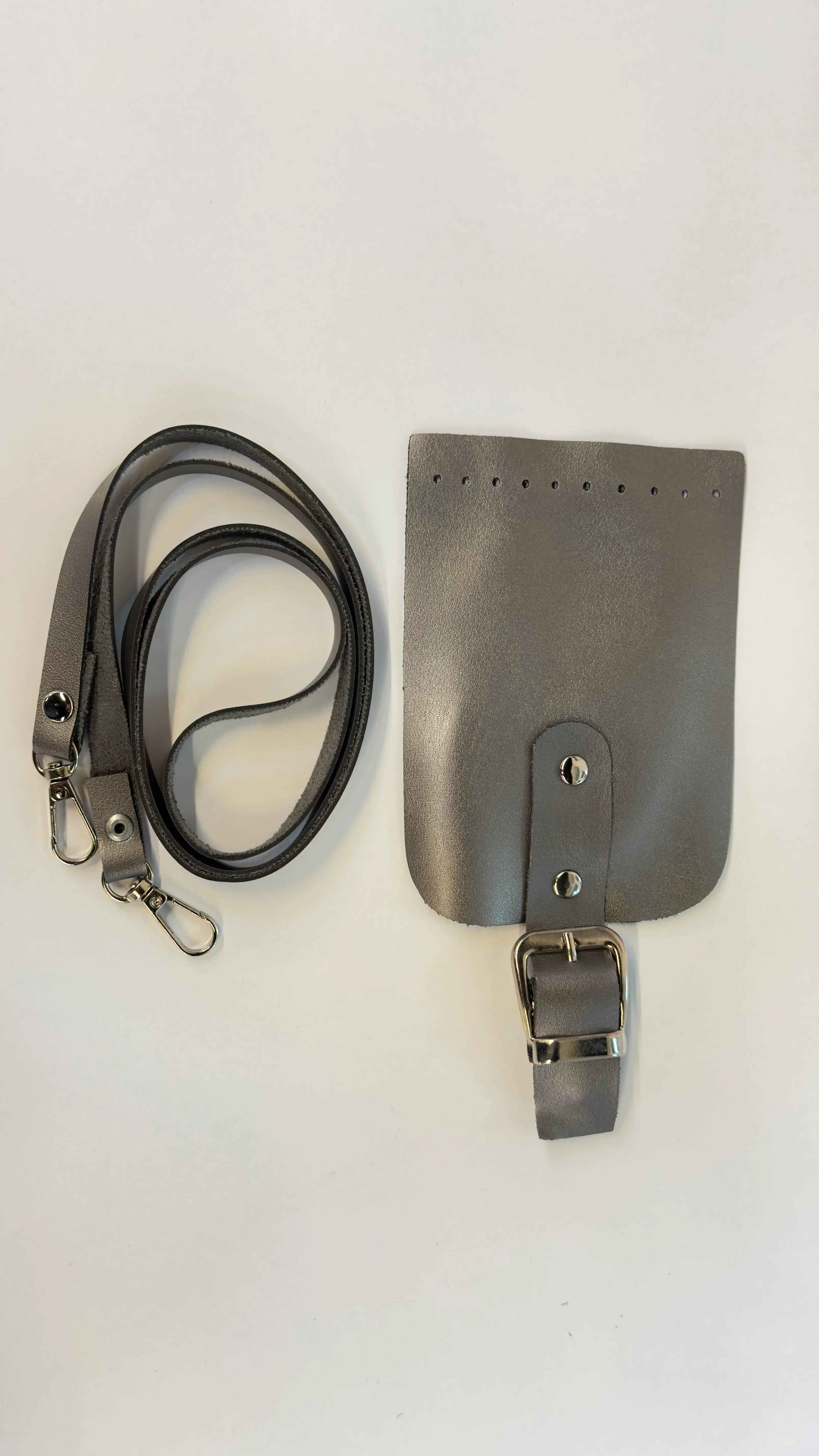 سيت حقيبة جلد