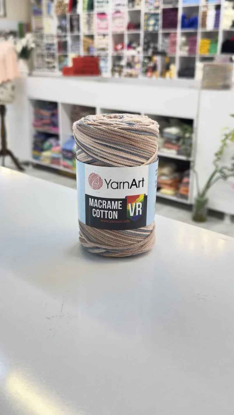 يارن آرت مكرمية قطن