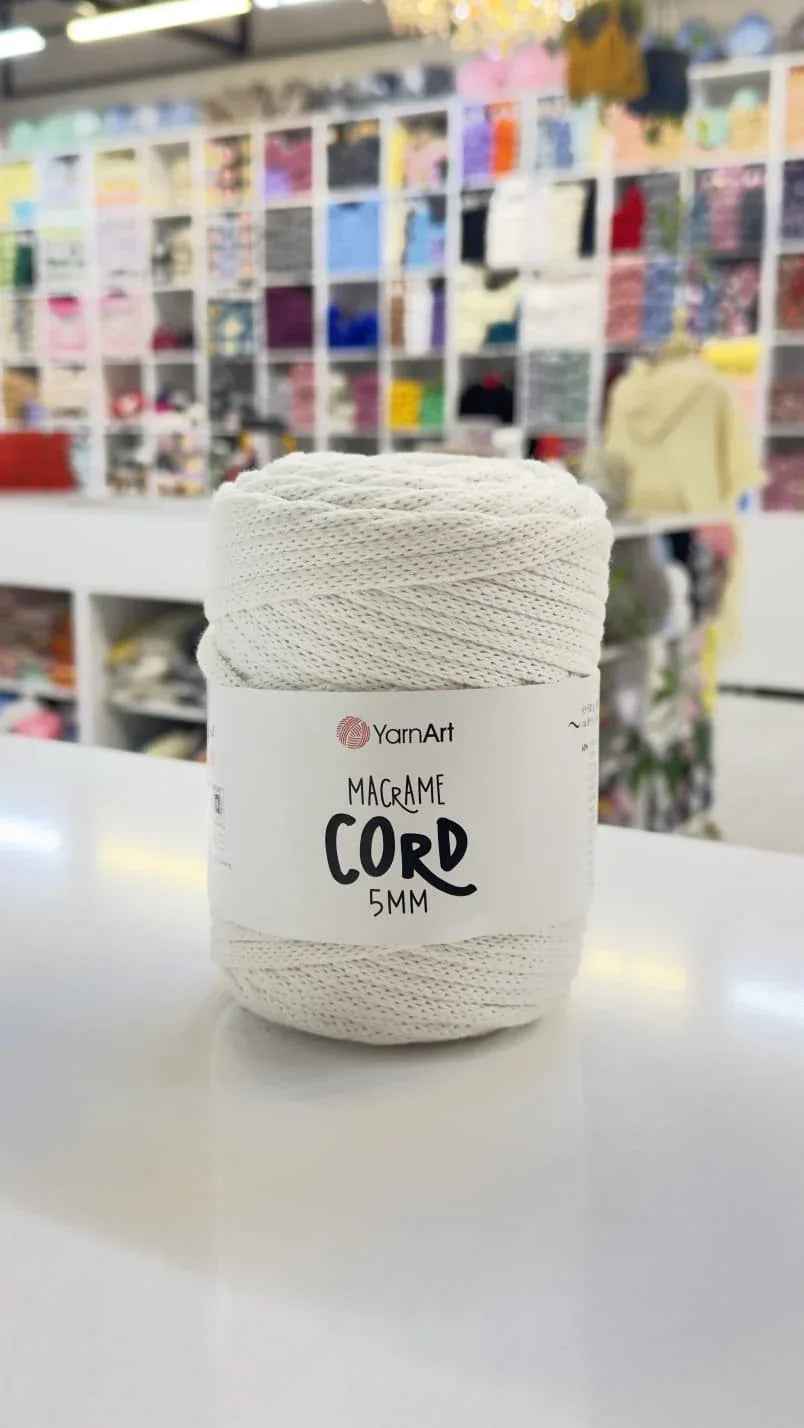 يارن آرت مكرمية كورد 5 ملم