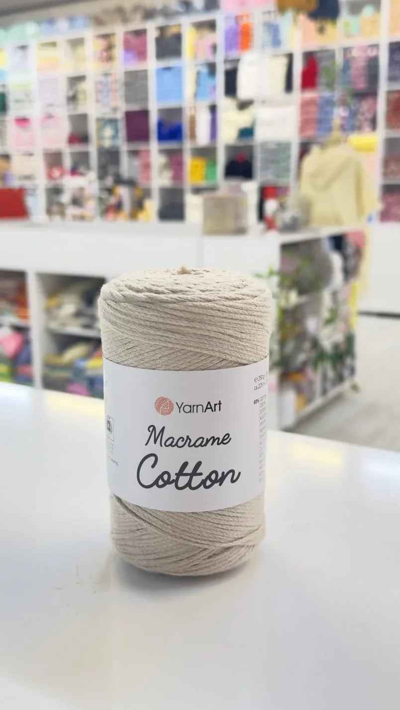 يارن آرت مكرمية قطن
