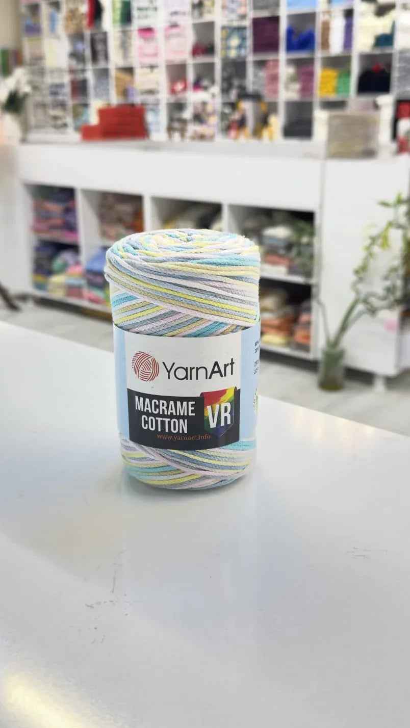 يارن آرت مكرمية قطن