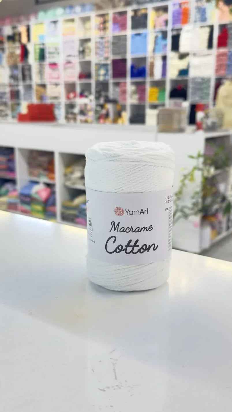 يارن آرت مكرمية قطن